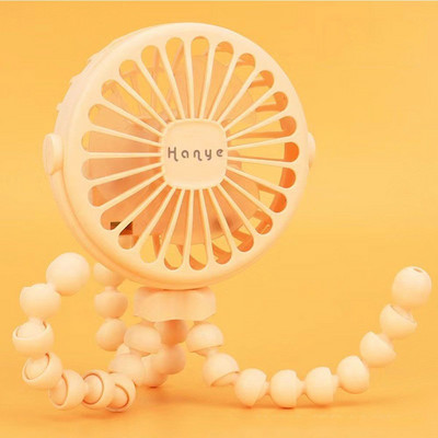 Vežimėlio priedai Rankinis USB asmeninis nešiojamas įkraunamas ventiliatorius kūdikių lovos ventiliatorius Vežimėlio ventiliatorius Automobilinės sėdynės ventiliatorius