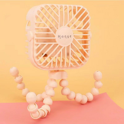 Vežimėlio priedai Rankinis USB asmeninis nešiojamas įkraunamas ventiliatorius kūdikių lovos ventiliatorius Vežimėlio ventiliatorius Automobilinės sėdynės ventiliatorius