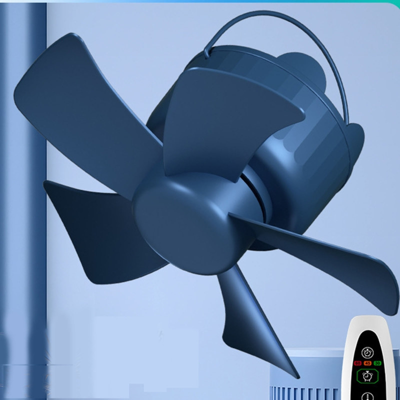 7-tolline USB varikatuse ventilaator koos konksuga 3-käigulise laeventilaatoriga Valikuline ajastus Telkimisventilaator väljas telkimiseks