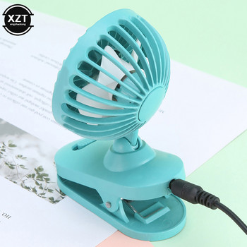 USB мини вентилатор Ултра тих голям вятър Висококачествен зареждаем преносим студент Сладък малък охлаждащ вентилатор с щипка