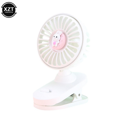 USB miniventilaator Ülivaikne suur tuul Kvaliteetne laetav kaasaskantav üliõpilane armas väike jahutusklambriga ventilaator