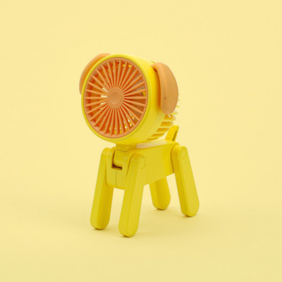 Mini armas hirvede ja kutsikate ventilaator lauaarvuti kokkupandav väike elektriline kaunistuslaud kodukontori USB-laetav kaasaskantav ventilaator