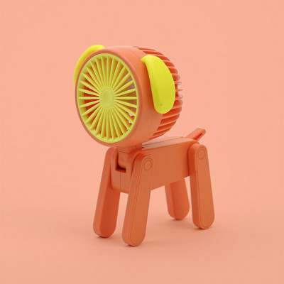 Mini armas hirvede ja kutsikate ventilaator lauaarvuti kokkupandav väike elektriline kaunistuslaud kodukontori USB-laetav kaasaskantav ventilaator