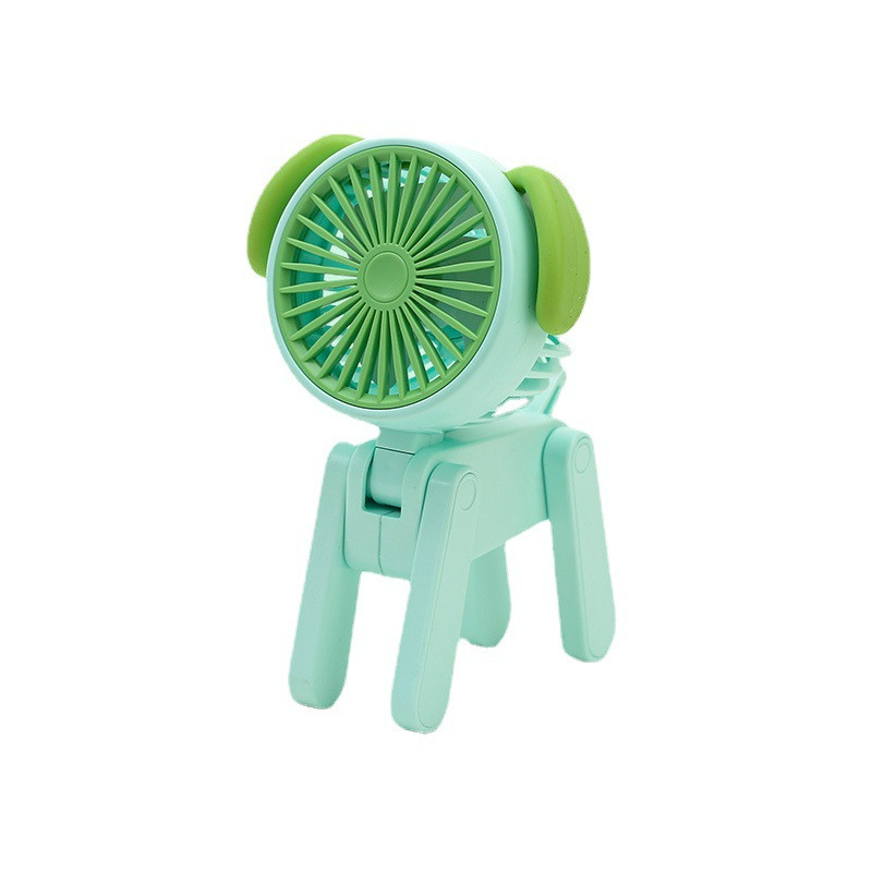 Mini armas hirvede ja kutsikate ventilaator lauaarvuti kokkupandav väike elektriline kaunistuslaud kodukontori USB-laetav kaasaskantav ventilaator