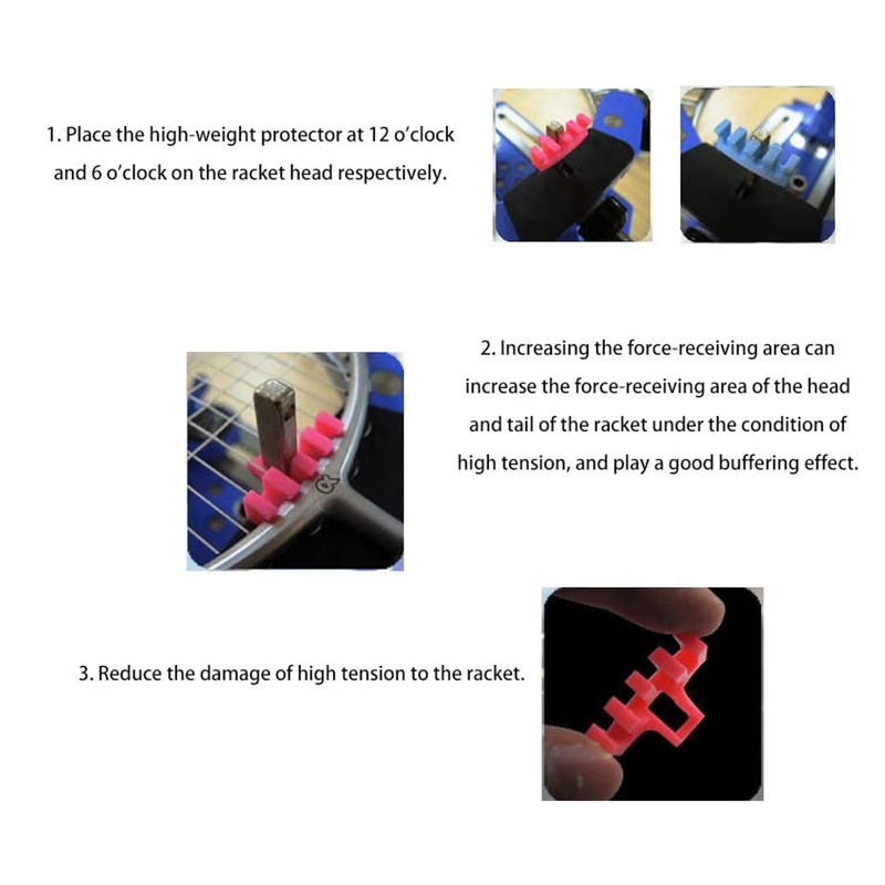 2 vnt badmintono rakečių styginių įrankis aukštos įtampos rakečių apkrovos skirstytuvas aukštos kokybės