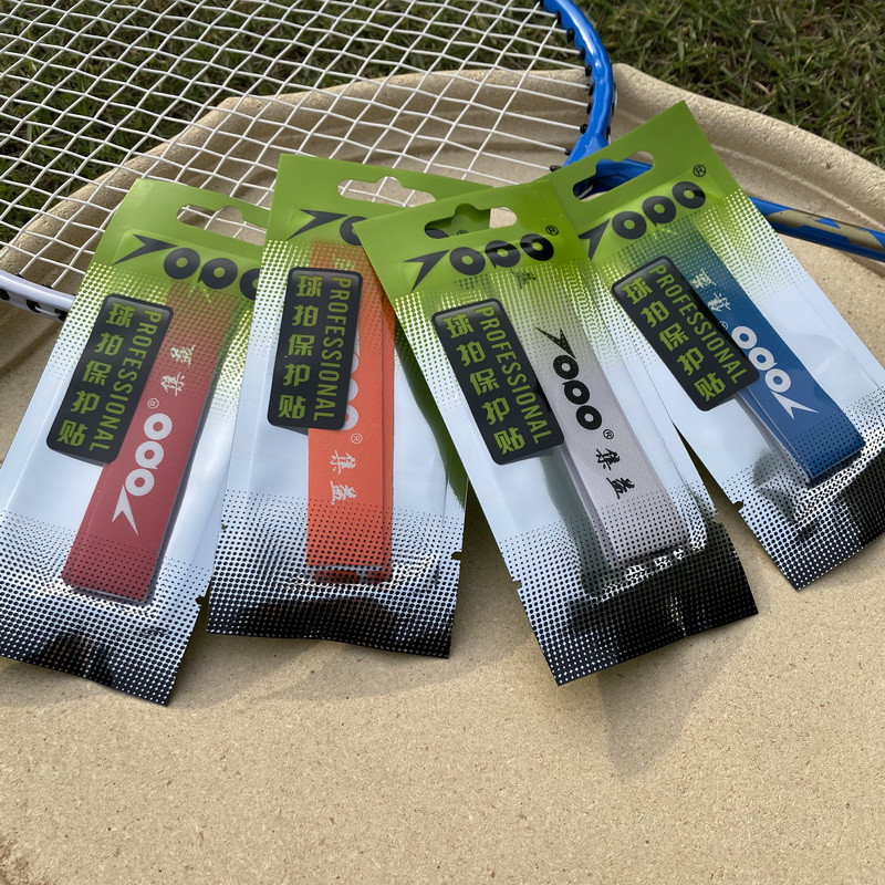 10 vnt Lipnios teniso badmintono raketės galvos krašto apsauginė juosta PU nuo dažų pašalinimo sportiniai teniso badmintono priedai