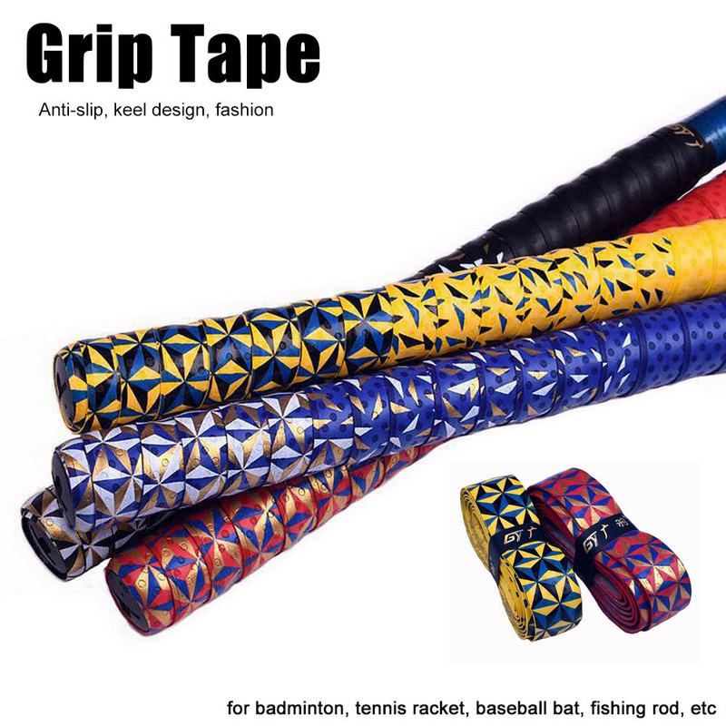 Rankena skirta badmintono rankenos juostai beisbolo lazdų teniso skvošo raketei meškerės prakaito juosta Neslystanti juostelė prakaito lazdos suėmimui