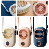 2021 Nou ventilator USB hands-free cu 3 moduri de vânt Mini ventilator USB portabil cu gât suspendat Ventilator USB