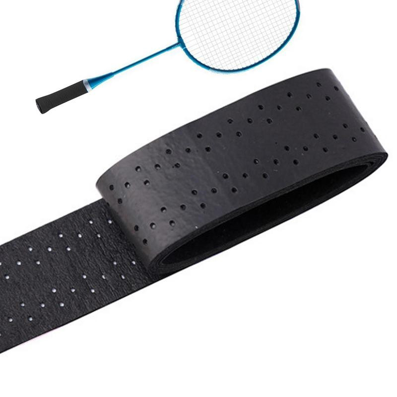 Neslystanti PU badmintono rankenos apvyniojimo juosta, prakaitą sugerianti medžiaga, apvyniota hanteliams Stalo teniso raketėms vairai Prakaito raketėms skirta juosta