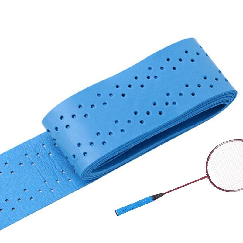 Neslystanti PU badmintono rankenos apvyniojimo juosta, prakaitą sugerianti medžiaga, apvyniota hanteliams Stalo teniso raketėms vairai Prakaito raketėms skirta juosta