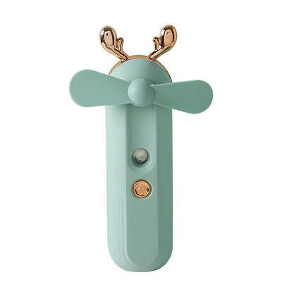 Mini ventilator umidificator 2 în 1, ventilator portabil reîncărcabil prin USB, pulverizare de apă, ventilatoare pentru ceață, răcitor de aer, umidificator portabil pentru aer condiționat