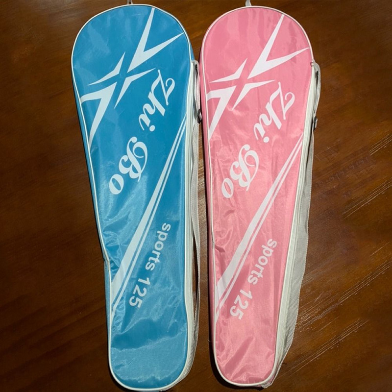 Nešiojamas rožinė mėlyna didelės talpos vandeniui atspari badmintono rakečių krepšys rakečių maišelis vieno peties apsauginis dangtelis