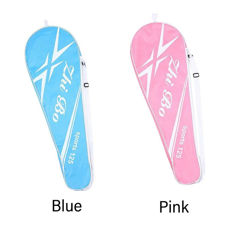 Nešiojamas rožinė mėlyna didelės talpos vandeniui atspari badmintono rakečių krepšys rakečių maišelis vieno peties apsauginis dangtelis