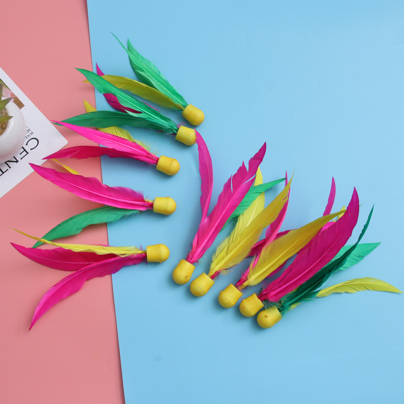 10tk Sporditarvikud Sulgpallipallid Suure elastsusega Sulgpallid Treeningsulgpall Värvilised sulgpallid