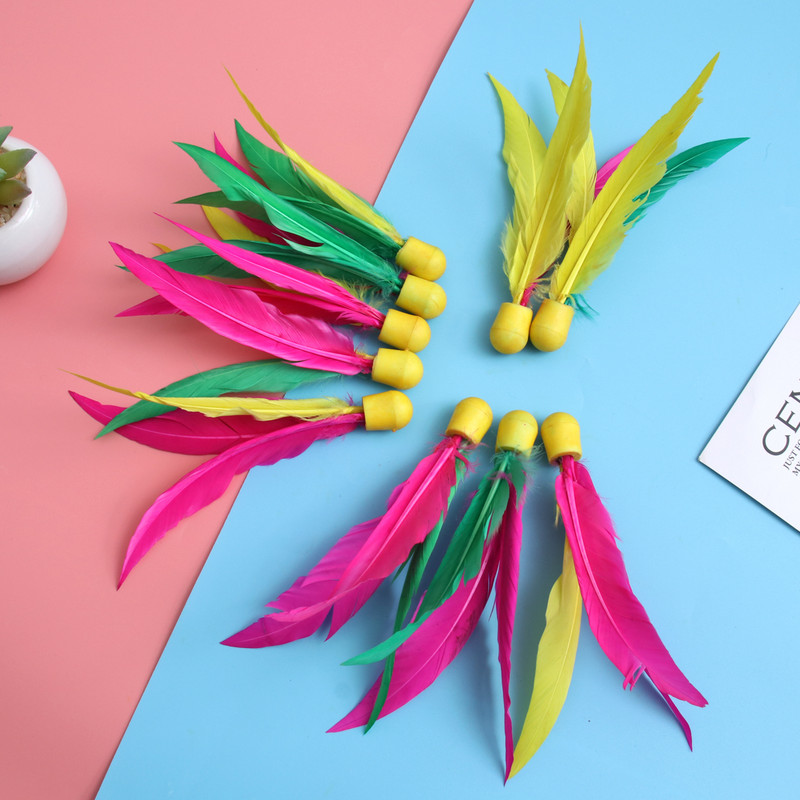 10tk Sporditarvikud Sulgpallipallid Suure elastsusega Sulgpallid Treeningsulgpall Värvilised sulgpallid