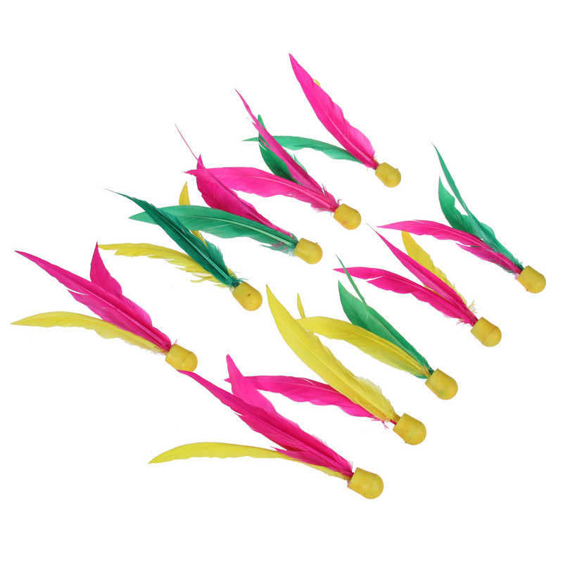 10tk Sporditarvikud Sulgpallipallid Suure elastsusega Sulgpallid Treeningsulgpall Värvilised sulgpallid