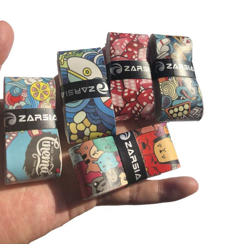 Teip Isekleepuv Amortisaator Jäätrükimine Õngeritv Higipael sulgpallireket Overgrips Tennise mõla