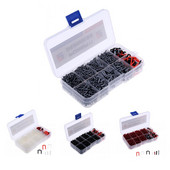 1 karp (umbes 1500 tükki) nailonist sulgpallireket, sõrestik, aasad, nöörikaitse tarvikud – valige värvid