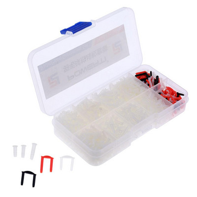 1 karp (umbes 1500 tükki) nailonist sulgpallireket, sõrestik, aasad, nöörikaitse tarvikud – valige värvid