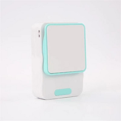 Νέος μίνι φορητός μικρός ανεμιστήρας που μπορεί να κρεμαστεί στη μέση Φόρτιση χειρός Usb χωρίς φύλλα Σχεδιασμός Αθόρυβος λαιμός Μικρός ηλεκτρικός ανεμιστήρας για κάμπινγκ