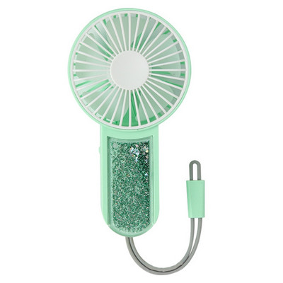 Kaks-ühes käeshoitav USB-ventilaator Särav kiirliivakujundusega mini-rippuv ventilaator, kaasaskantav käsiventilaator 3 tuulekiirusega lastele, täiskasvanutele mõeldud välitingimustes N0PF