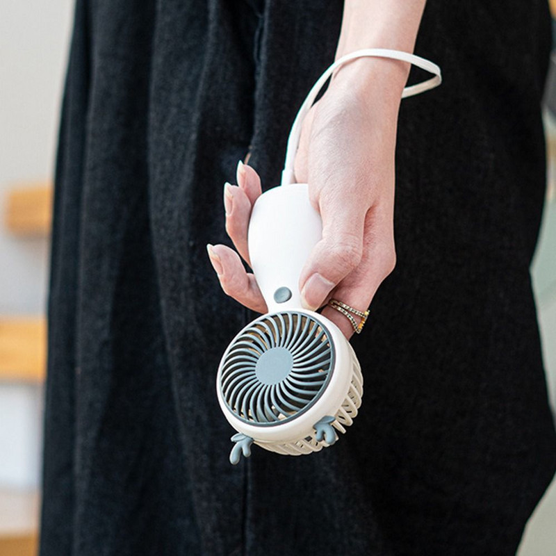 USB välitingimustes kasutatav multifilm lauaarvuti ventilaatori laadimine Väikese ventilaatori käeshoitav ventilaator Mõnusalt lahe