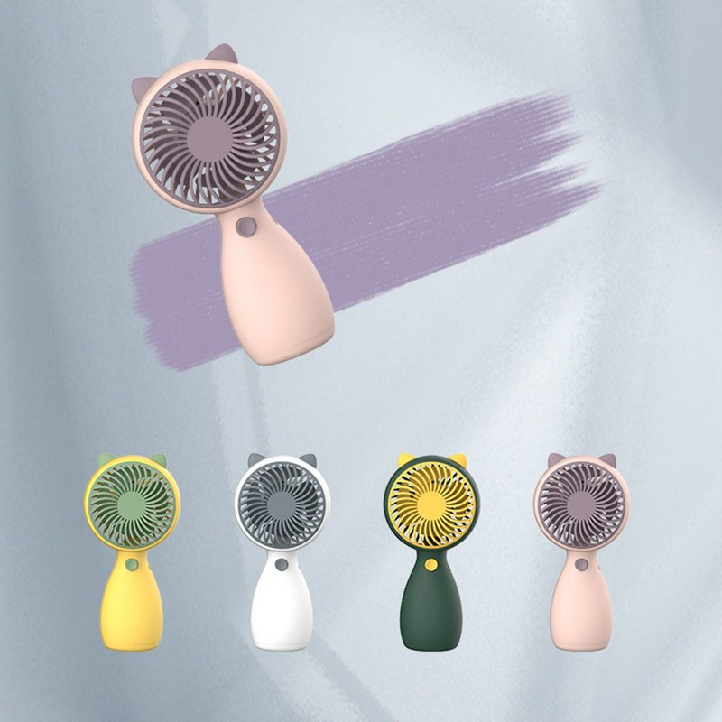 USB välitingimustes kasutatav multifilm lauaarvuti ventilaatori laadimine Väikese ventilaatori käeshoitav ventilaator Mõnusalt lahe