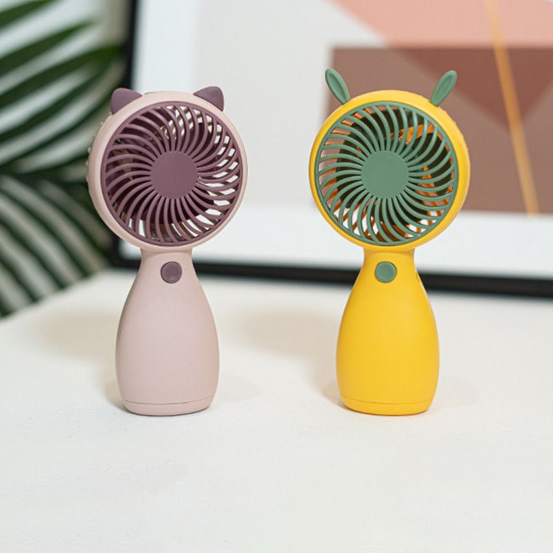 USB välitingimustes kasutatav multifilm lauaarvuti ventilaatori laadimine Väikese ventilaatori käeshoitav ventilaator Mõnusalt lahe