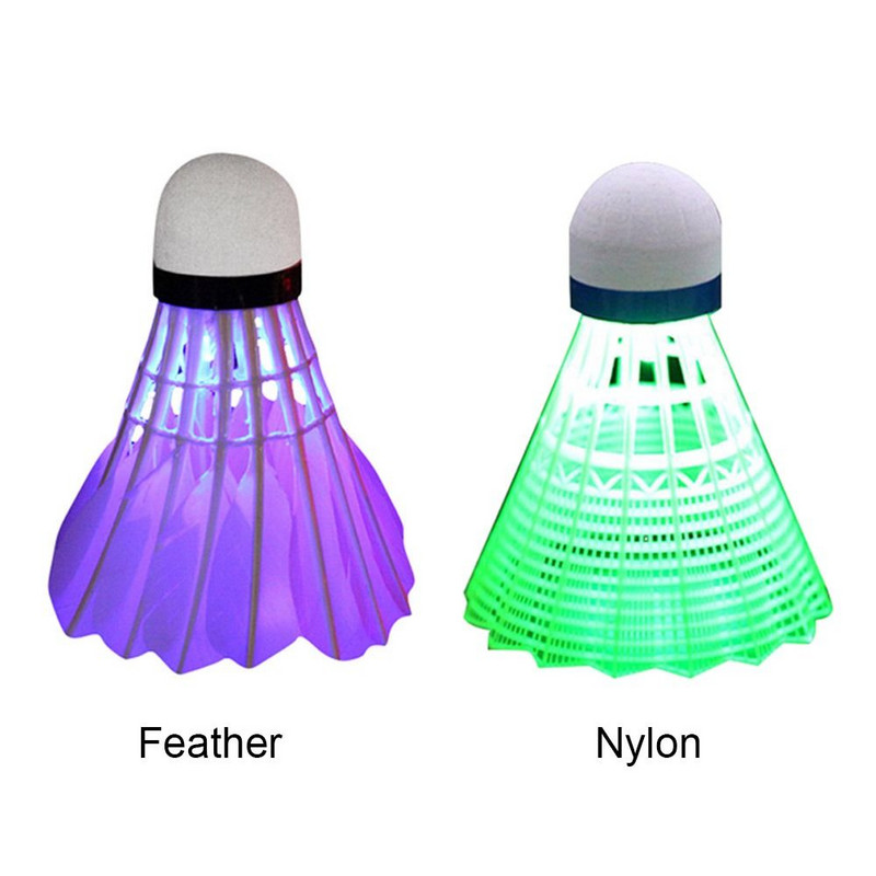 Szélálló, nagy rugalmasságú kültéri és beltéri LED lámpa színes izzó golyós világítás tollaslabda libatollas tollaslabda