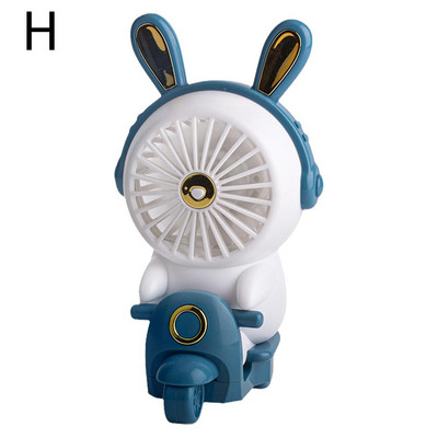 Διακοσμητικός ανεμιστήρας γραφείου γραφείου Ηλεκτρικός ανεμιστήρας Γελοιογραφία Χαριτωμένο φορητό μίνι USB επαναφορτιζόμενο μικρό ανεμιστήρα φοιτητικό στολίδι ανεμιστήρες