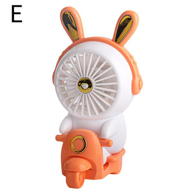Διακοσμητικός ανεμιστήρας γραφείου γραφείου Ηλεκτρικός ανεμιστήρας Γελοιογραφία Χαριτωμένο φορητό μίνι USB επαναφορτιζόμενο μικρό ανεμιστήρα φοιτητικό στολίδι ανεμιστήρες