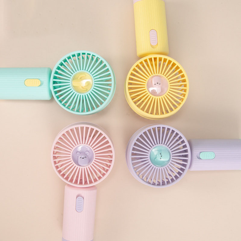 Hordozható ventilátor USB Újratölthető 3 fokozatú Vezeték nélküli Elektromos ventilátor kézi ventilátor klip Cirkulátor Hűtőventilátor kempingezéshez Asztali iroda