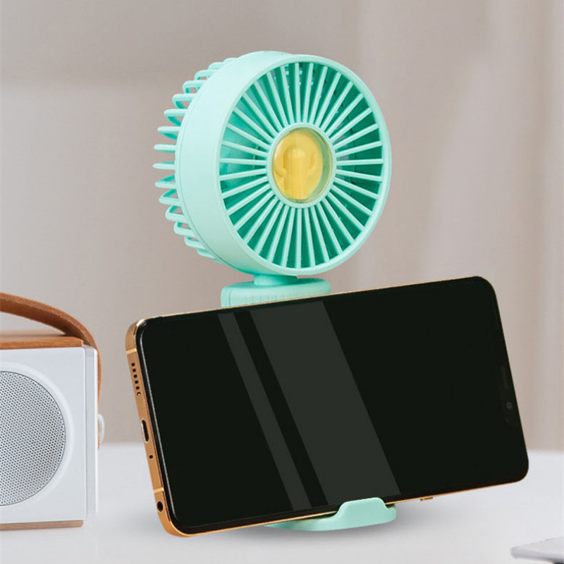 Hordozható ventilátor USB Újratölthető 3 fokozatú Vezeték nélküli Elektromos ventilátor kézi ventilátor klip Cirkulátor Hűtőventilátor kempingezéshez Asztali iroda