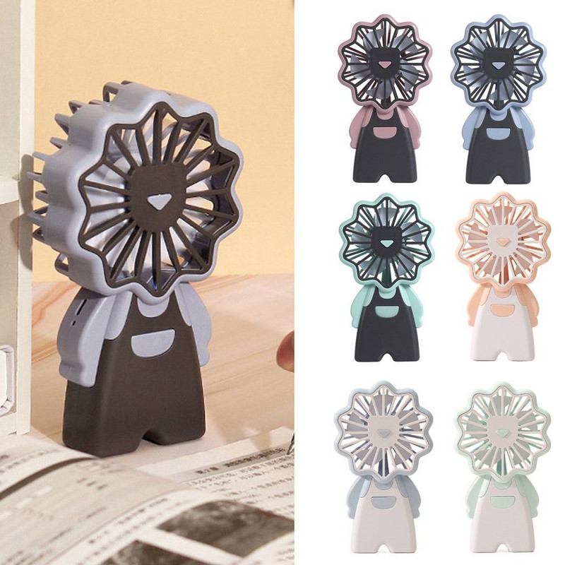 Új USB töltőléghűtő hordozható hűtőventilátor asztali mini ventilátor kézi ventilátor
