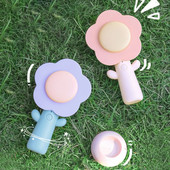 Υψηλής ποιότητας σίγαση φορητός Creative Mini Handheld Fan Desktop Decoration Fans Cartoon Flower Fans Ανεμιστήρας φόρτισης USB