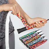 Τζελ χειρός για ρακέτα μπάντμιντον Καμουφλάζ ιμάντες ιδρώτα για ρακέτες τένις Ιδρώδεις αντιολισθητικές λαβές για ρακέτες μπάντμιντον