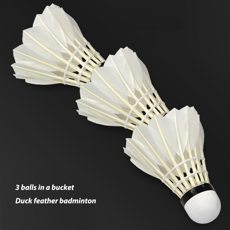 Badminton shuttlecocks πάπια μπάντμιντον Club-Level ερασιτεχνική μπάλα 3 τεμαχίων/σωλήνα δίχτυ μπάντμιντον με stand ball