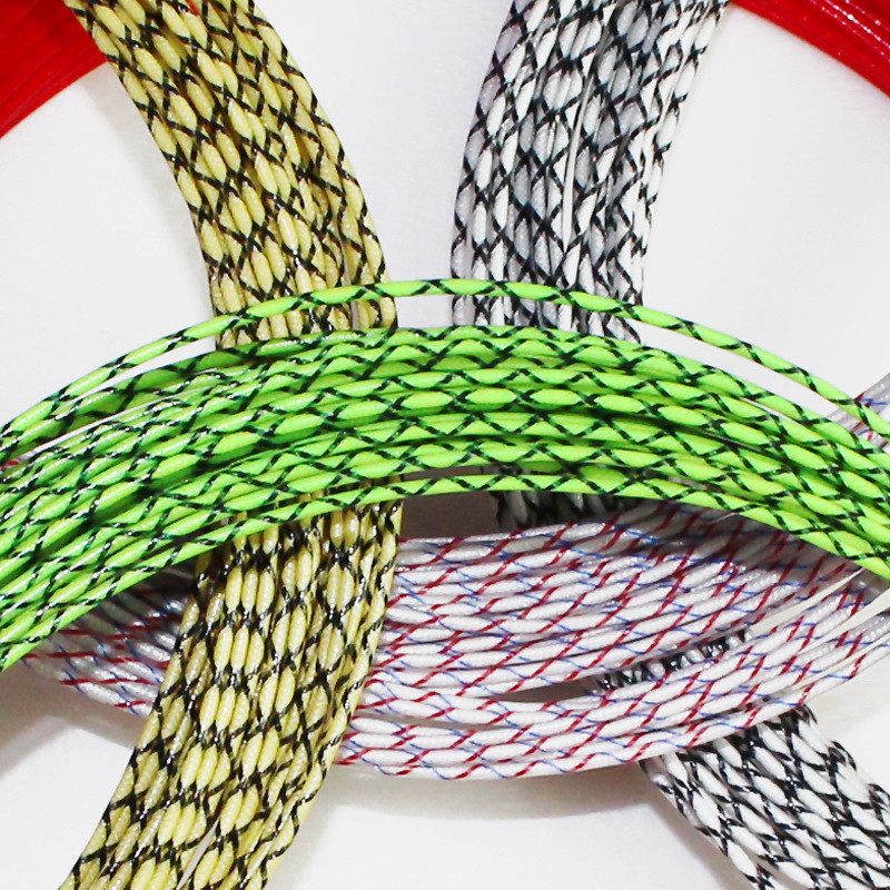 Висококачествен найлонов кордаж за ракета за скуош с многоцветни 1,20 мм многовлакнест кордаж за скуош