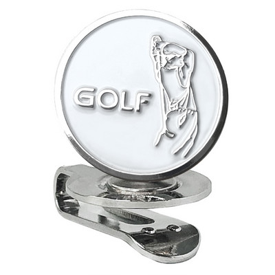 Marcator pentru minge de golf cu agrafă magnetică pentru pălărie, model umanoid, amuzant, cadouri grozave de golf, accesorii de golf pentru bărbați, femei, jucători de golf, unic