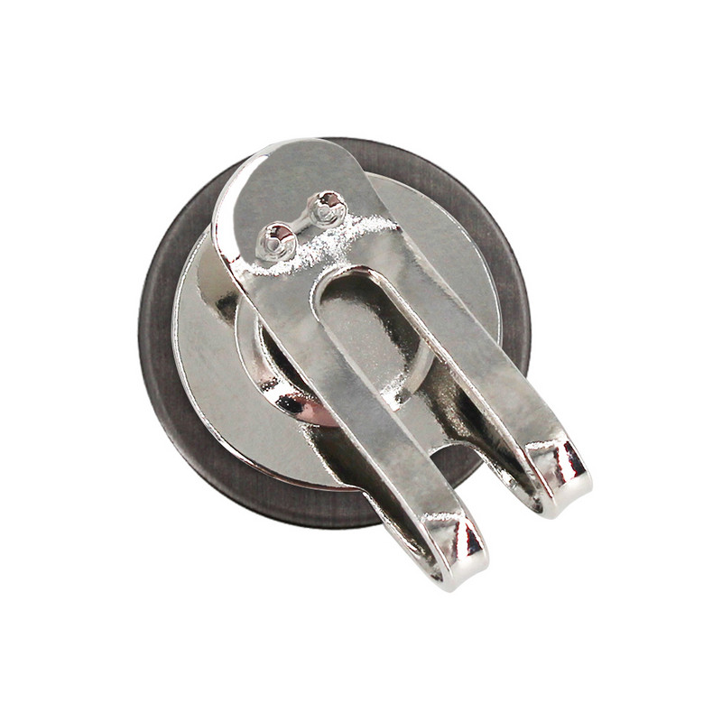 Naujas juodos spalvos kaukolės golfo kamuoliukų žymeklio skrybėlės segtukas Magnetinis lydinys Golfo ženklas Magnetinis dangtelio segtukas Helovinas Šaunus dizaino priedai Drop Ship