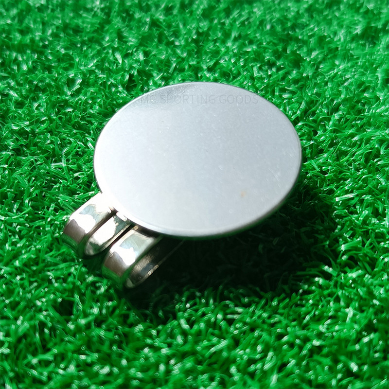 1db üres jelölő mágneses golf sapka kapcsokkal golflabda jelölő férfi női golfozó Ajándék Tartozékok golfhoz kesztyűk sapkák táskák