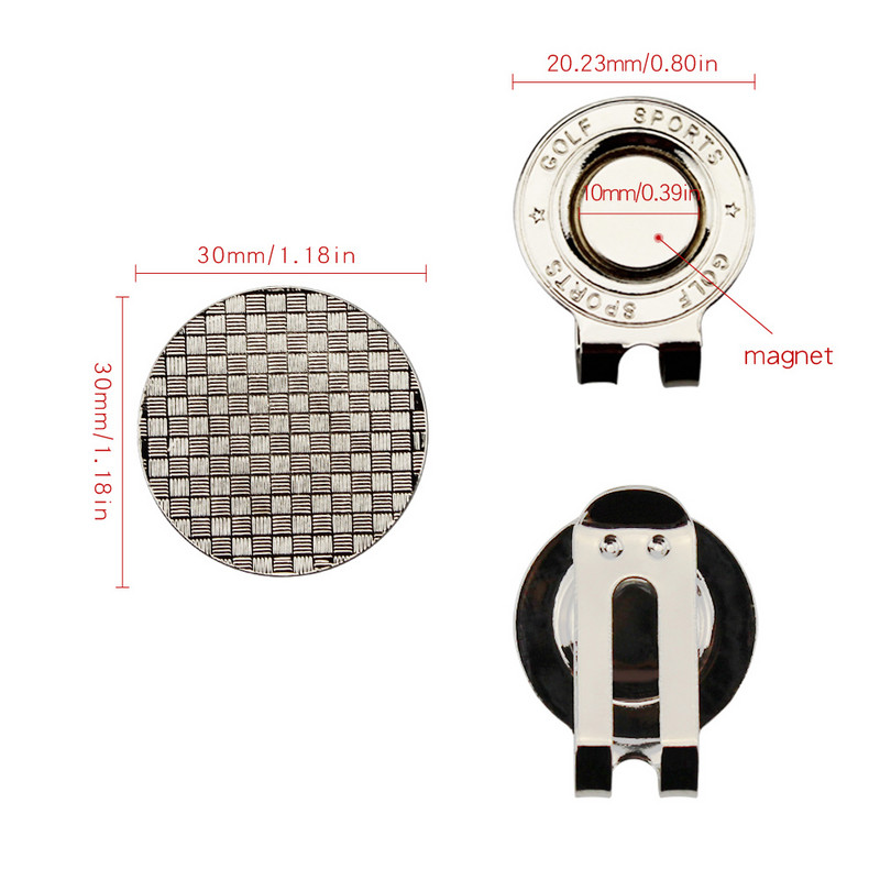 Golfipalli marker teemantkristalliga neljaleheline ristik, armas tüdrukule naisele kingitus pallimäng valge sinine roheline punane 4 värvi uus