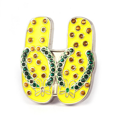 Új érkezésű golfjelölő golf sapka klipsszel, mágneses ötvözetből készült golfjel golflabda sportokhoz