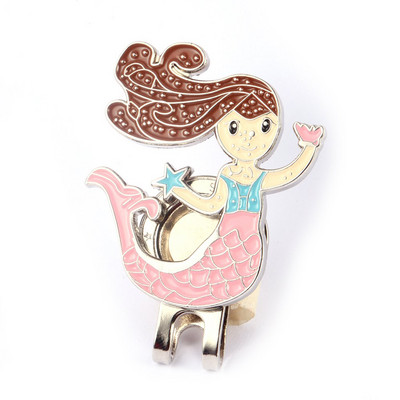 Új érkezésű golfjelölő golf sapka klipsszel, mágneses ötvözetből készült golfjel golflabda sportokhoz