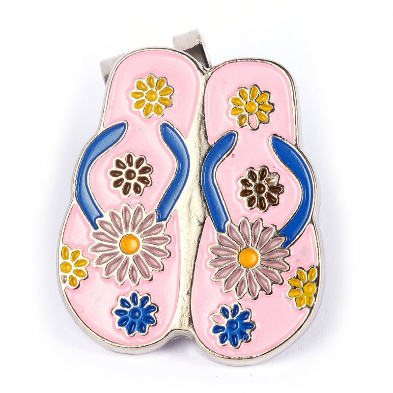 Új érkezésű golfjelölő golf sapka klipsszel, mágneses ötvözetből készült golfjel golflabda sportokhoz