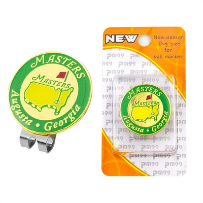 1 tk golfimütsi klamber magnetiline golfimütsi klambrid magnetmärgiga golfipalli asend eemaldatav metallist golfimarker