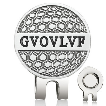 GVOVLVF Нов маркер за топка за голф Подвижен маркер за топка за голф с магнитна капачка Щипки за позиция на топката Аксесоари Lover Divot Tools