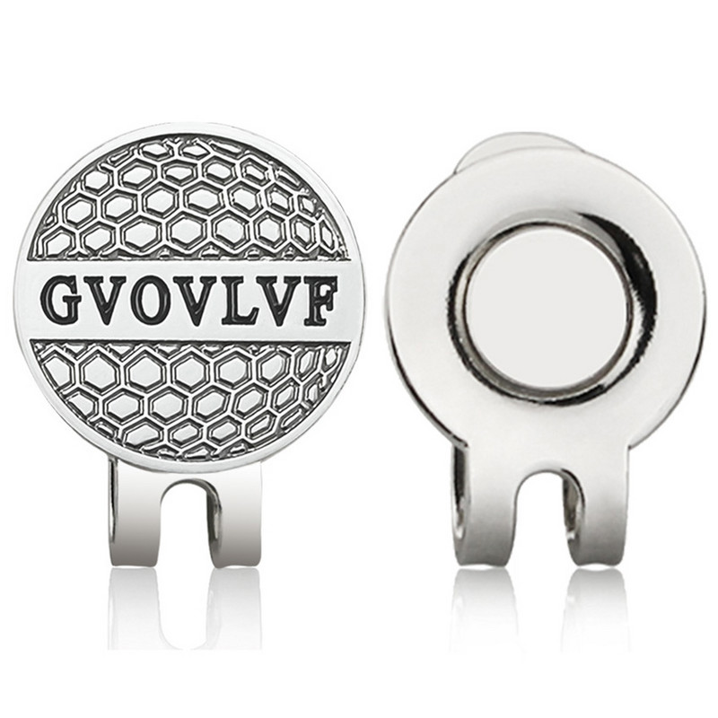 GVOVLVF új golflabda-jelölő Kivehető golflabda-jelölő mágnessapka-kapcsokkal Labdapozíció-kiegészítők Lover Divot eszközök