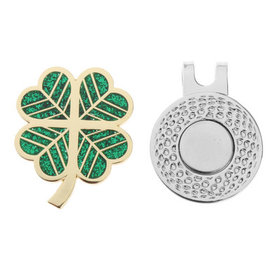 Golfo kamuoliukų žymeklis Golfo aksesuarai Metaliniai golfo kamuoliukų skrybėlių segtukai moterims