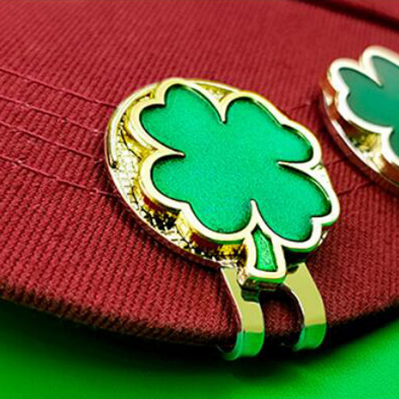 Golfo kamuoliukų žymeklis Golfo aksesuarai Metaliniai golfo kamuoliukų skrybėlių segtukai moterims